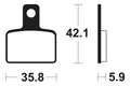 TECNI BRAKE PADS MA395 ORGANIC