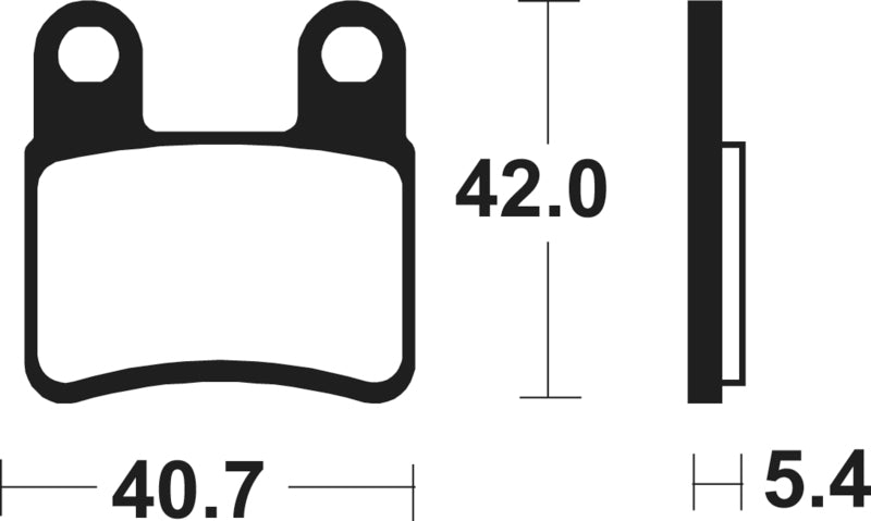 TECNI BRAKE PADS MA421 ORGANIC