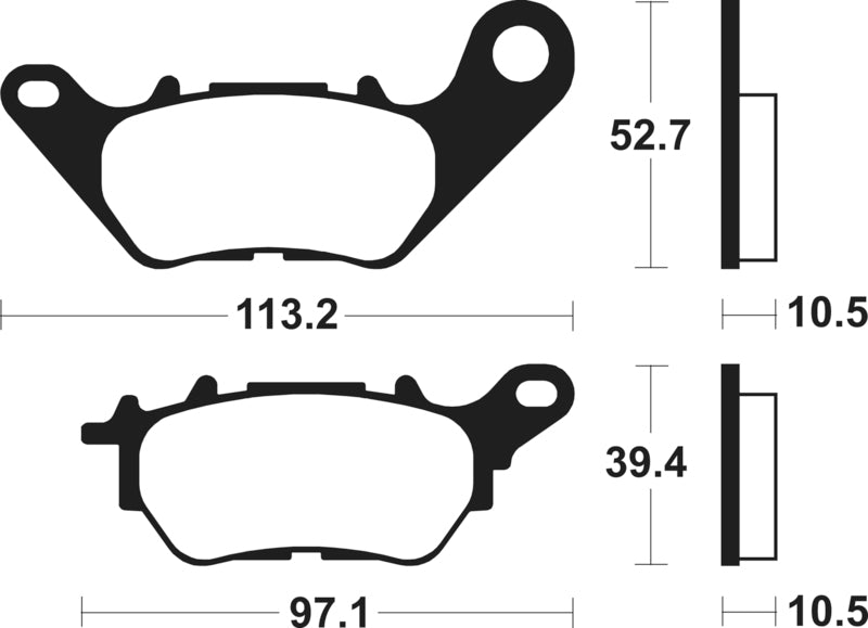 TECNI BRAKE PADS MA432 ORGANIC