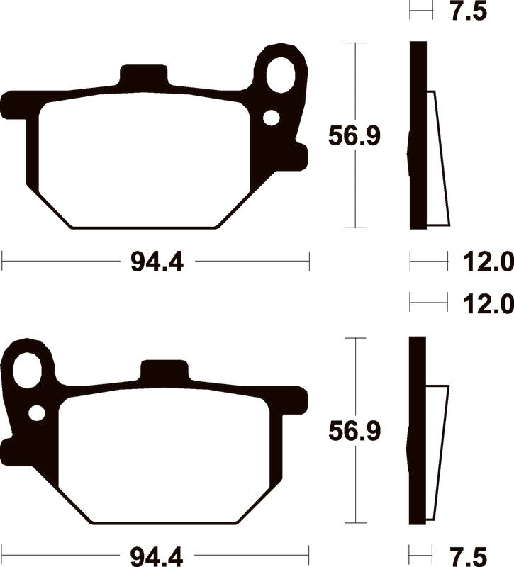 TECNI BRAKE PADS MA45 ORGANIC