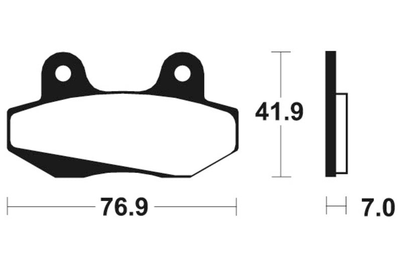 TECNI BRAKE PADS MA51 ORGANIC