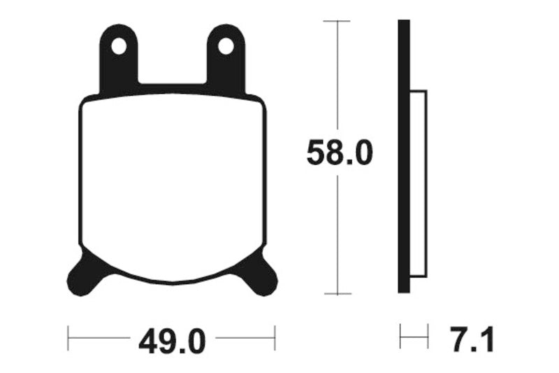 TECNI BRAKE PADS MA60 ORGANIC