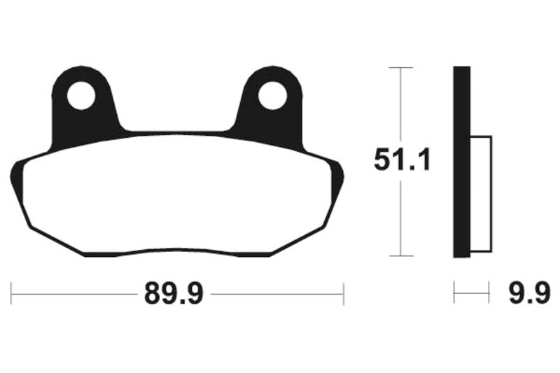 TECNI BRAKE PADS MA61 ORGANIC