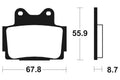 TECNI BRAKE PADS MA70 ORGANIC