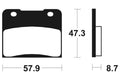 TECNI BRAKE PADS MA78 ORGANIC