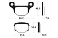 TECNI BRAKE PADS MA85 ORGANIC