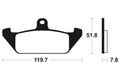 TECNI BRAKE PADS MA94 ORGANIC