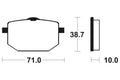 TECNI BRAKE PADS MA96 ORGANIC