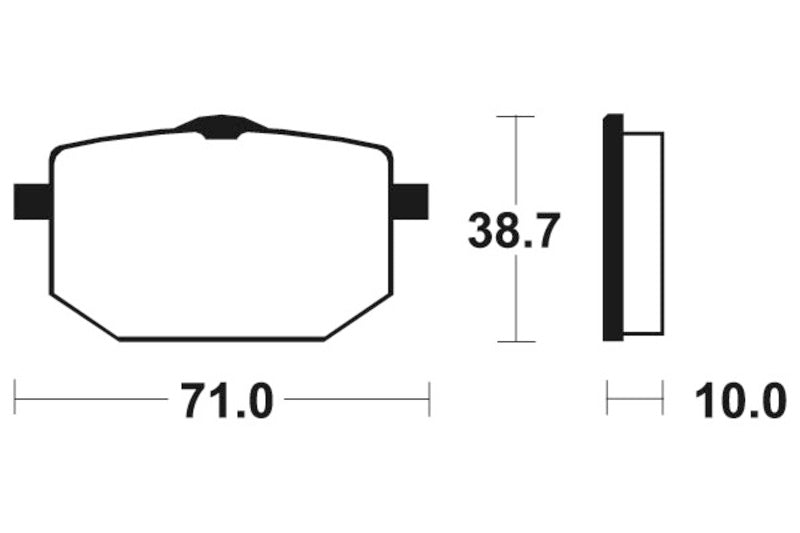 TECNI BRAKE PADS MA96 ORGANIC