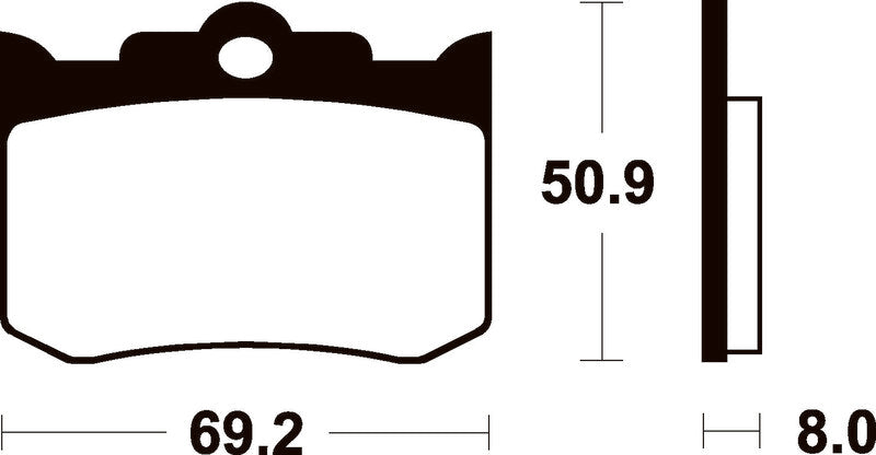 TECNI BRAKE PADS MCR178 SINTER METAL