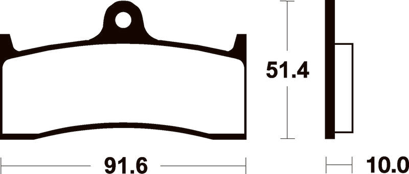 TECNI BRAKE PADS MCR229 SINTER METAL