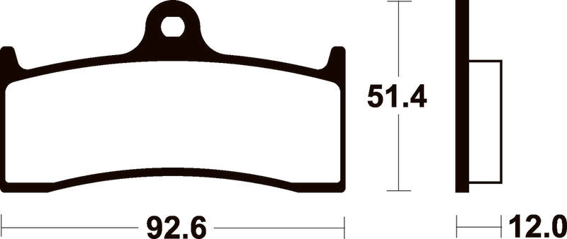 TECNI BRAKE PADS MCR279 SINTER METAL