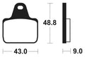 TECNI BRAKE PADS MCR387 SINTER METAL