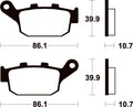 TECNI BRAKE PADS ME114 ORGANIC