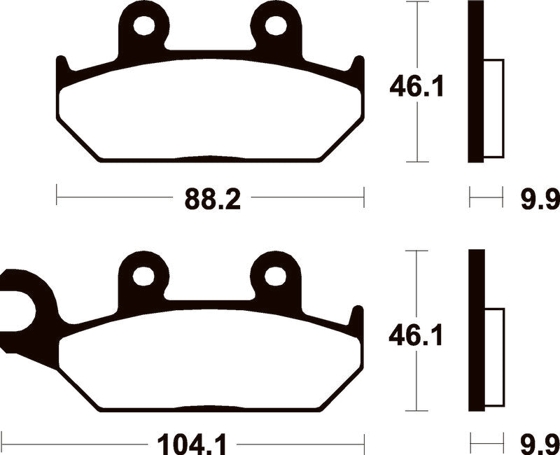 TECNI BRAKE PADS ME150 ORGANIC