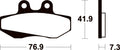 TECNI BRAKE PADS ME152 ORGANIC