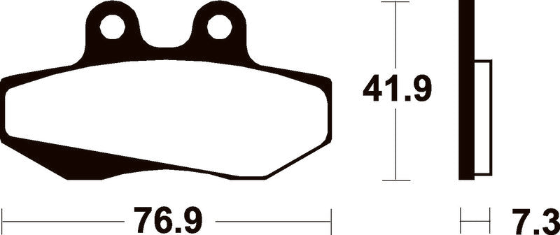 TECNI BRAKE PADS ME152 ORGANIC