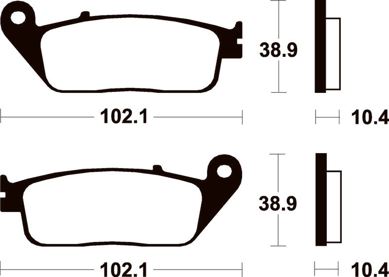 TECNI BRAKE PADS ME154 ORGANIC
