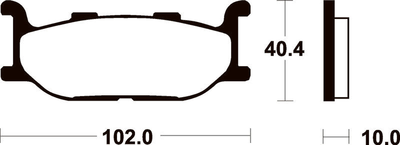 TECNI BRAKE PADS ME163 ORGANIC
