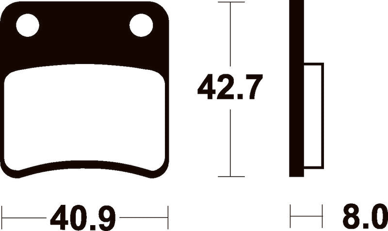 TECNI BRAKE PADS ME170 ORGANIC