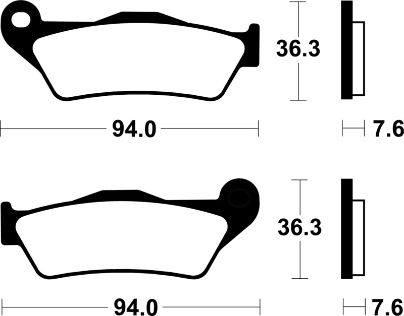 TECNI BRAKE PADS ME171 ORGANIC