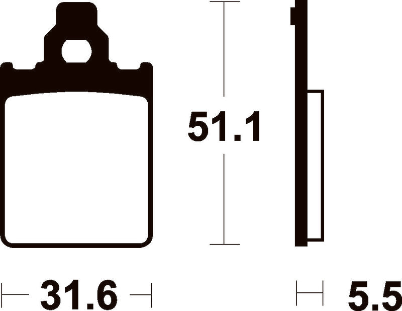 TECNI BRAKE PADS ME180 ORGANIC