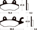 TECNI BRAKE PADS ME188 ORGANIC