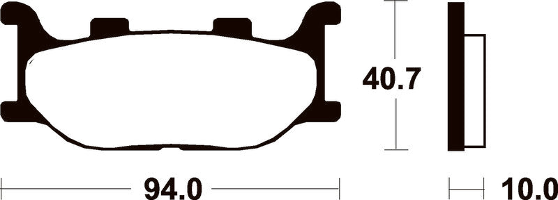 TECNI BRAKE PADS ME191 ORGANIC