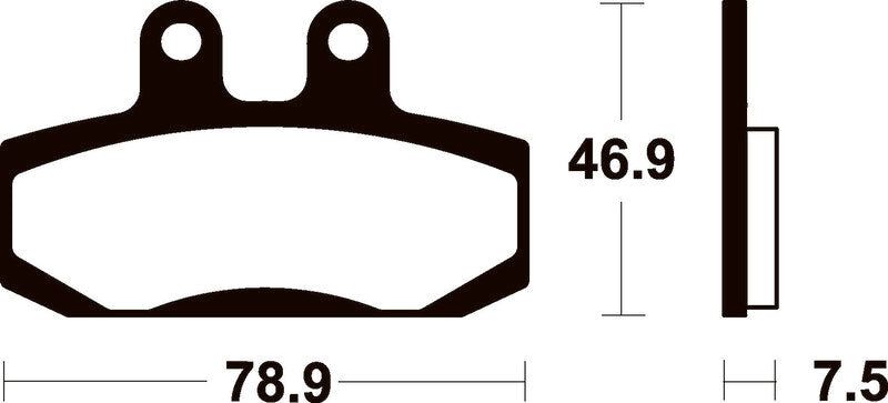 TECNI BRAKE PADS ME196 ORGANIC
