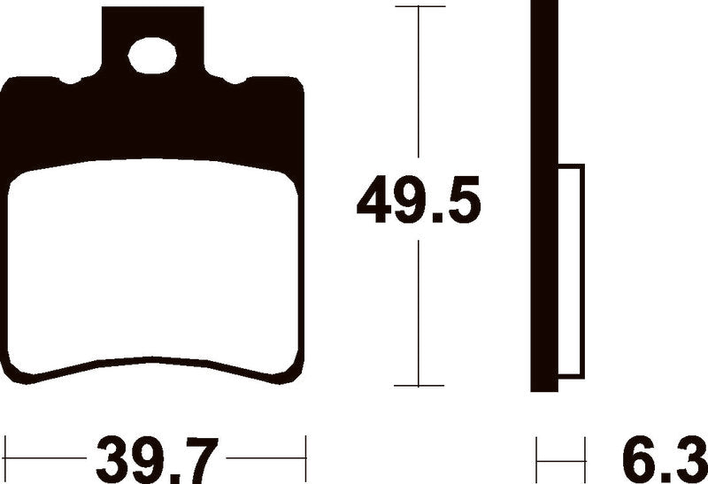 TECNI BRAKE PADS ME197 ORGANIC