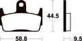 TECNI BRAKE PADS ME210 ORGANIC