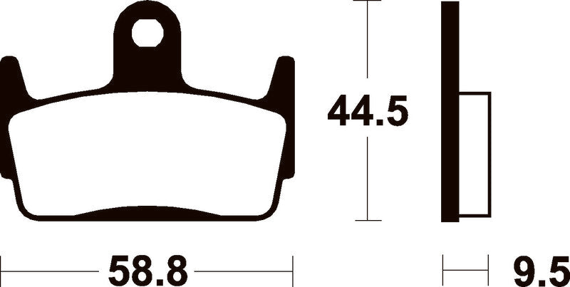 TECNI BRAKE PADS ME210 ORGANIC