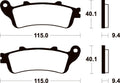TECNI BRAKE PADS ME222 ORGANIC