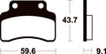 TECNI BRAKE PADS ME223 ORGANIC