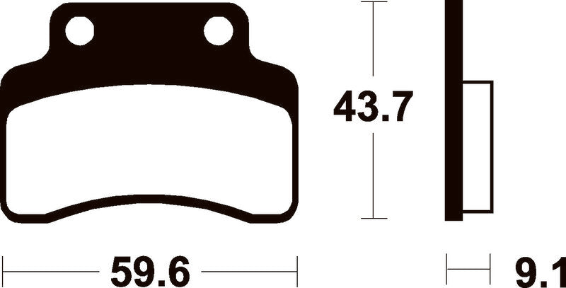 TECNI BRAKE PADS ME223 ORGANIC
