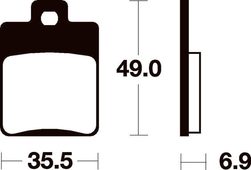 TECNI BRAKE PADS ME224 ORGANIC