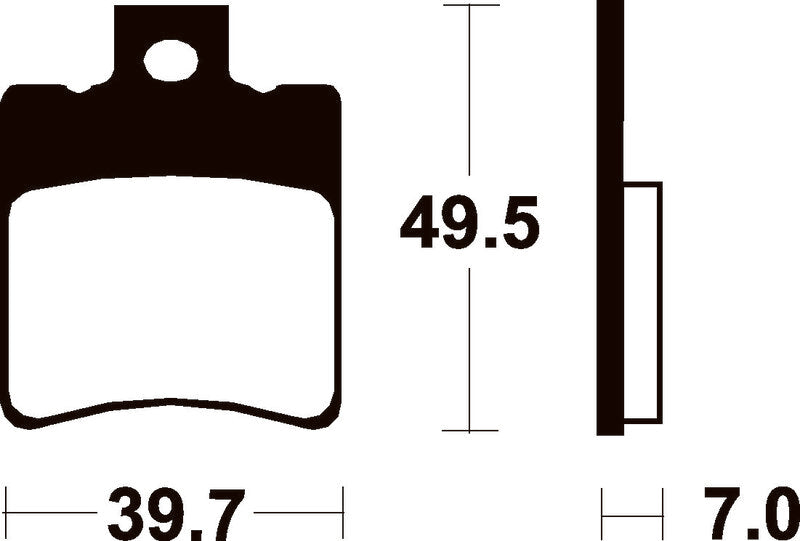 TECNI BRAKE PADS ME225 ORGANIC