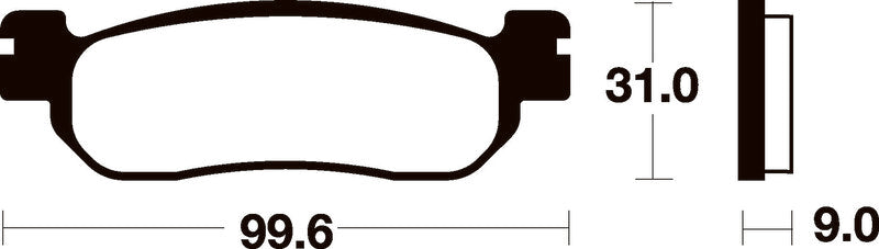 TECNI BRAKE PADS ME228 ORGANIC