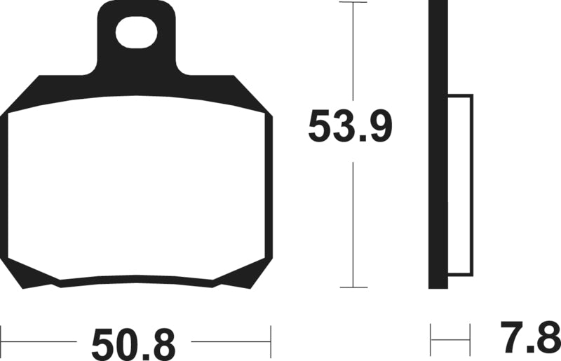TECNI BRAKE PADS ME230 ORGANIC