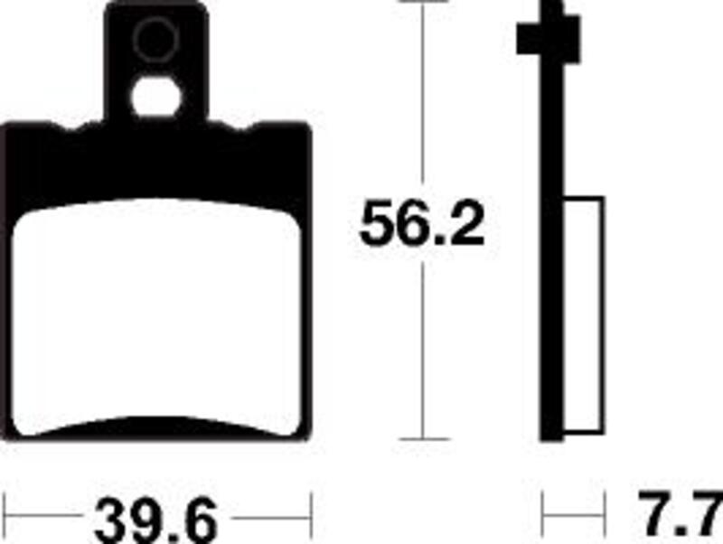 TECNI BRAKE PADS ME244 ORGANIC