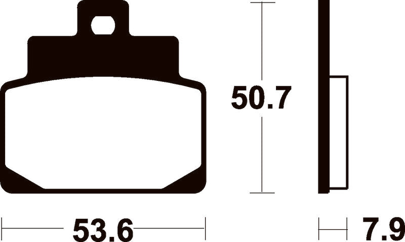 TECNI BRAKE PADS ME248 ORGANIC