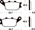 TECNI BRAKE PADS ME253 ORGANIC