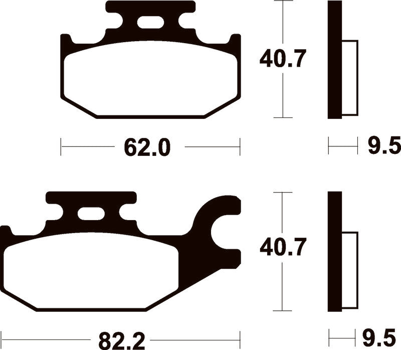 TECNI BRAKE PADS ME254 ORGANIC