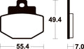 TECNI BRAKE PADS ME272 ORGANIC