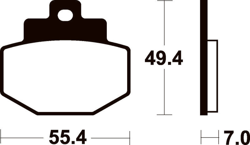 TECNI BRAKE PADS ME272 ORGANIC