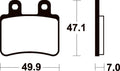 TECNI BRAKE PADS ME273 ORGANIC