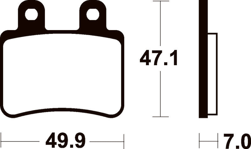 TECNI BRAKE PADS ME273 ORGANIC