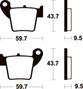 TECNI BRAKE PADS ME277 ORGANIC