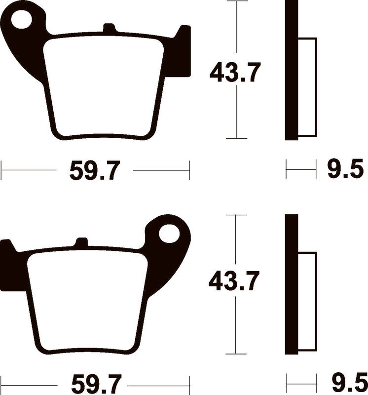 TECNI BRAKE PADS ME277 ORGANIC
