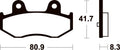 TECNI BRAKE PADS ME281 ORGANIC